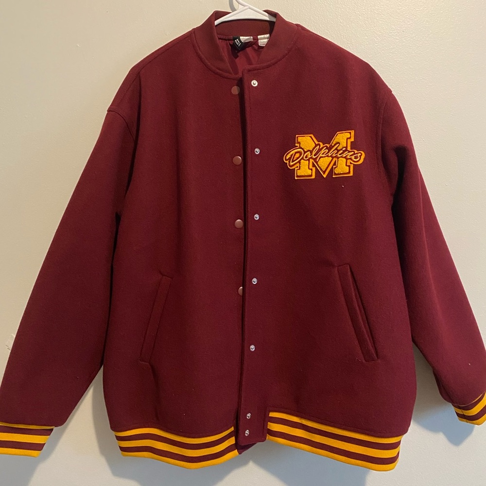 Varsity “M Dolphins” Sex Education Jacket |